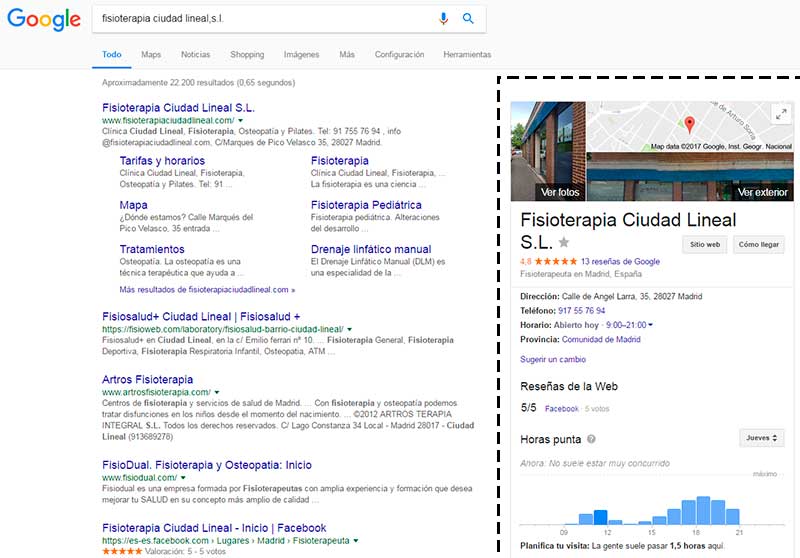 Ficha Google My Business